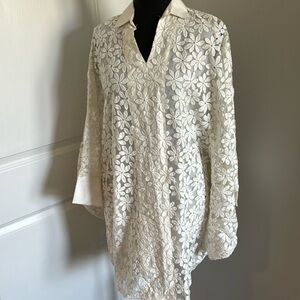 It’s a lace top with tang top